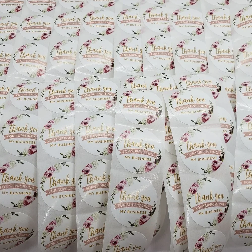 8/$20 100ct Thank You Stickers Round 1